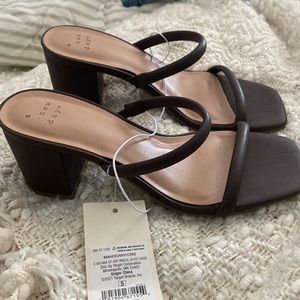 Brown heels